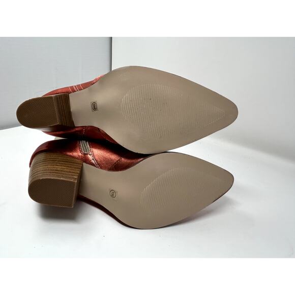 Coconuts by Matisse Women's Bambi Gold Ombre Boots Shoes Sz 9.5 B(M) Pointed Toe - Picture 13 of 14